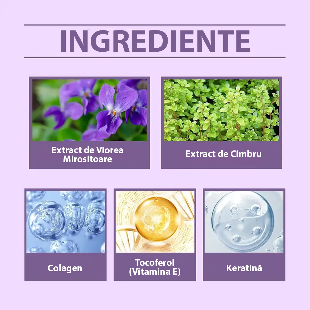 Masca mov nuantatoare pentru par