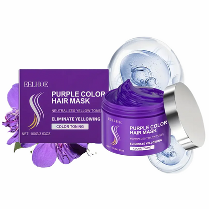 Masca mov nuantatoare pentru par