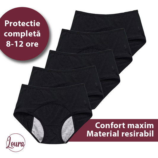 5x Lenjerie menstruala absorbanta