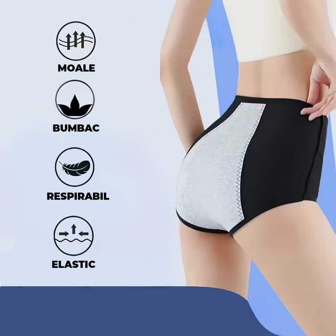 5x Lenjerie menstruala absorbanta